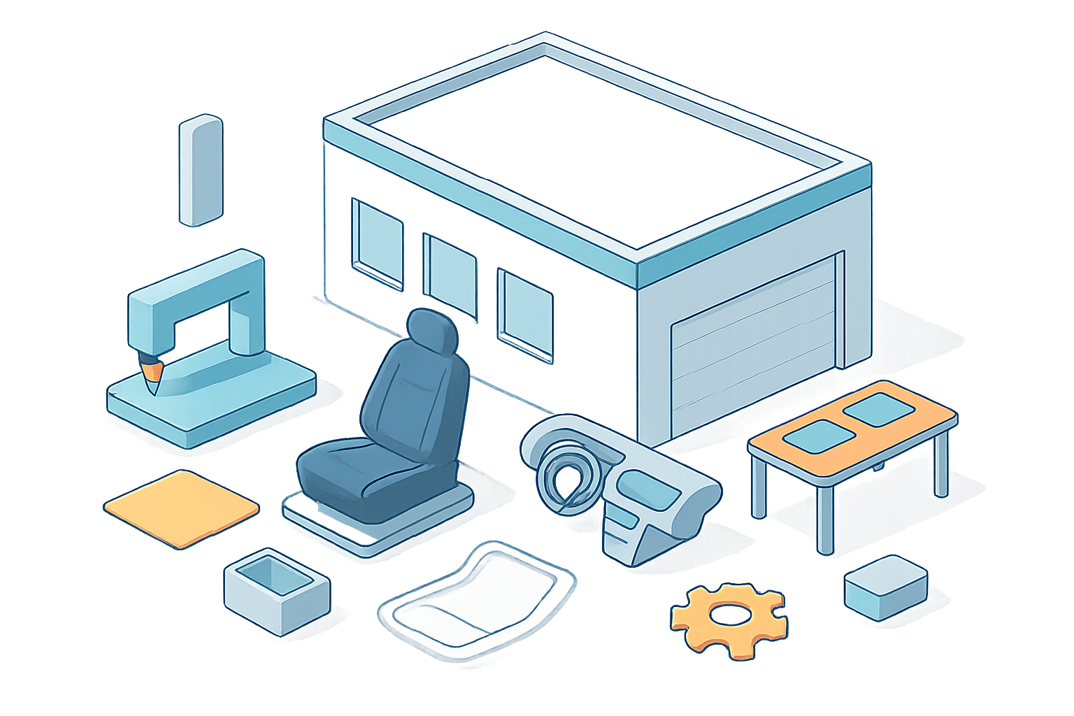 FABRICACION DE TAPETES PARA AUTOMOVIL