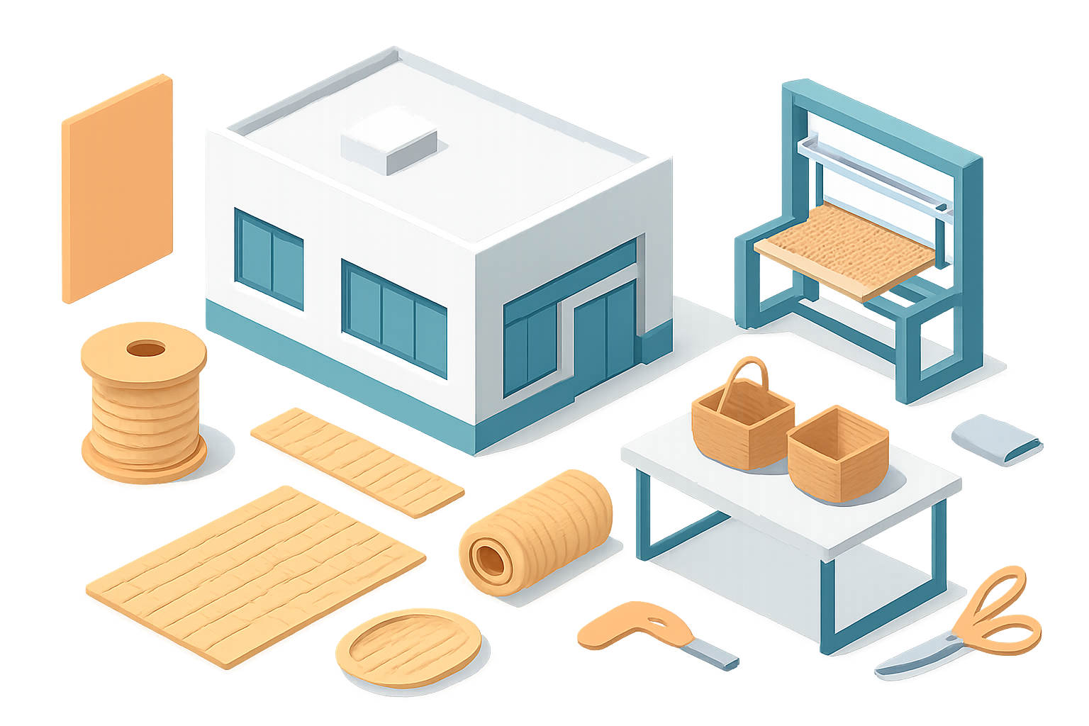 ELABORACION DE CESTOS PARA ROPA