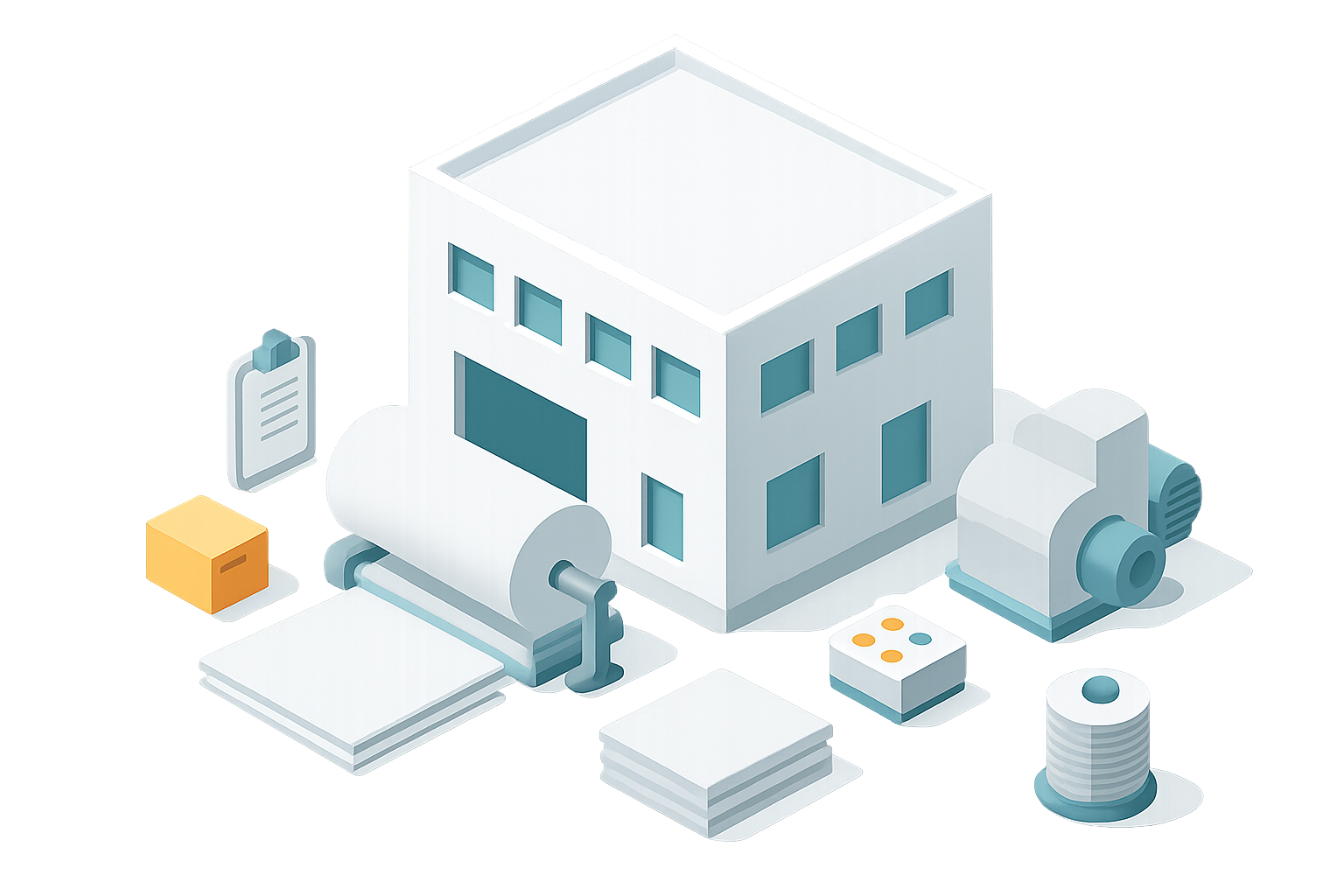 FABRICACIÓN DE TELAS NO TEJIDAS (COMPRIMIDAS)